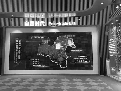 昨日,济南“一月一主题”集中采访在济南中央商务区正式启动